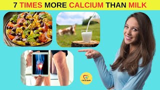 5 Foods that have More Calcium than Milk | To Get Stronger Bones