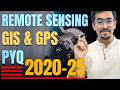 Remote Sensing, GIS & GPS MCQs 🚀 ICAR JRF/PG 2022–2025 PYQs (Physical Science)