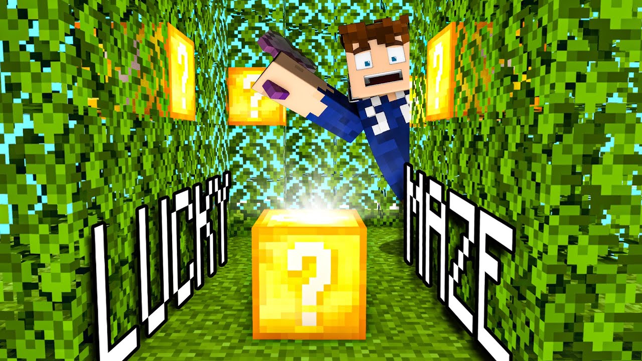 MINECRAFT LUCKY BLOCK MAZE!