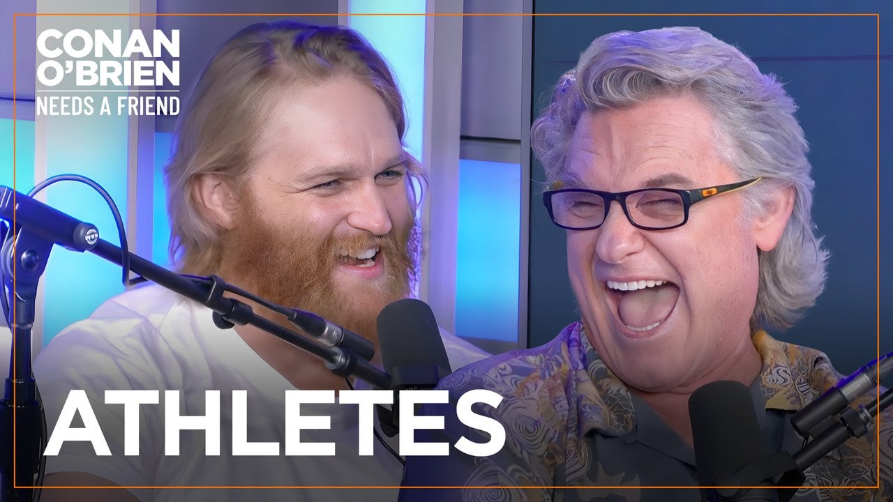 Kurt & Wyatt Russell Were Both Athletes Before Actors | Conan O'Brien Needs A Friend