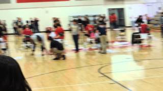106 3-31-14 Science Olympics: Relay - Cove pops baloon