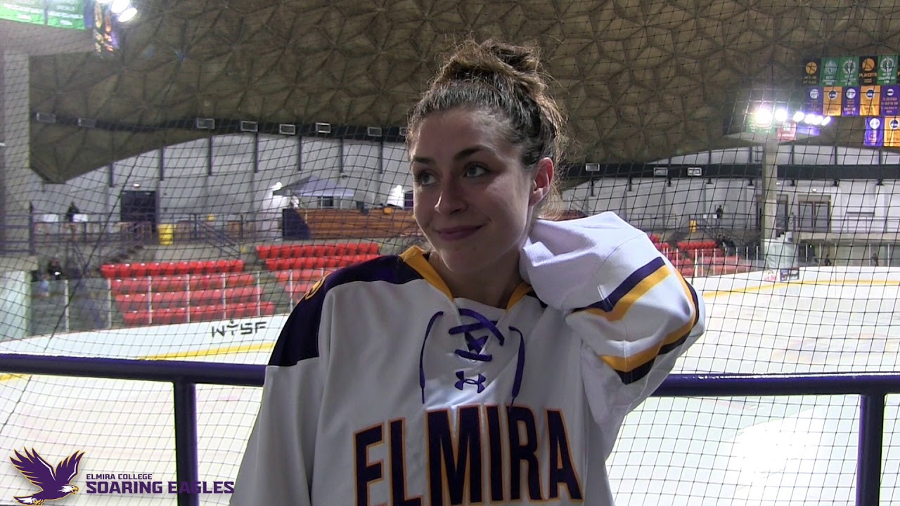 Elmira College Women's Ice Hockey PostGame Interview with Tristen