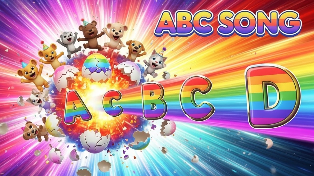 ABC Alphabet Song 🥚 Crack Open Surprise Eggs | Educational Kids Video