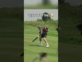 Making it with a leaf blower is crazy 🤣 #golf #LIVGolf