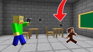 Baldi̇ Ardaya Saldiriyor - Minecraft