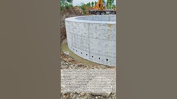 Engineering Marvel: Watch a Caisson Sink Perfectly Into Place!