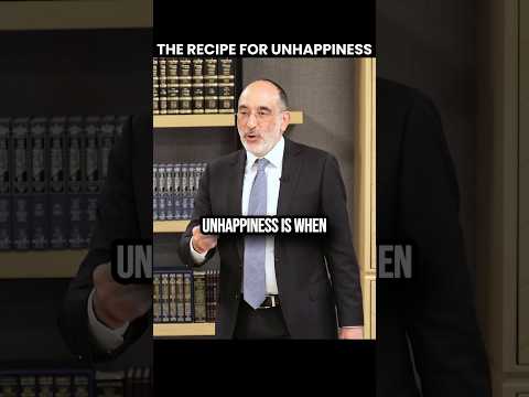 The Recipe For Unhappiness