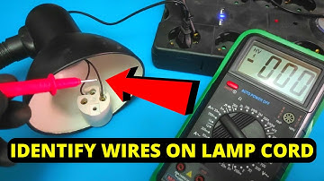 How To Identify Hot and Neutral Wire On Lamp Cord