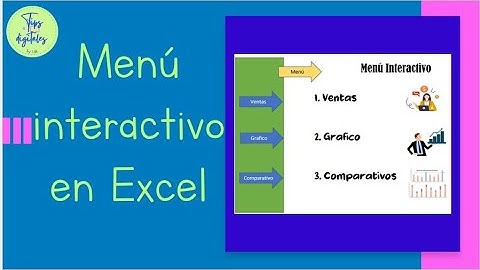 Menú interactivo en Excel