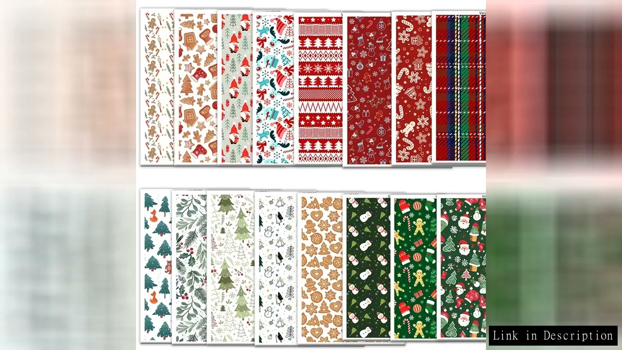 Christmas Tree Polymer Clay Transfer Paper Water Soluble Disposable Stickers Printing Paper Earrings