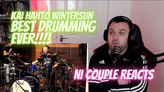 KAI HAHTO - WINTERSUN - BEST DRUMMER IVE EVER SEEN - NI COUPLE REACTS