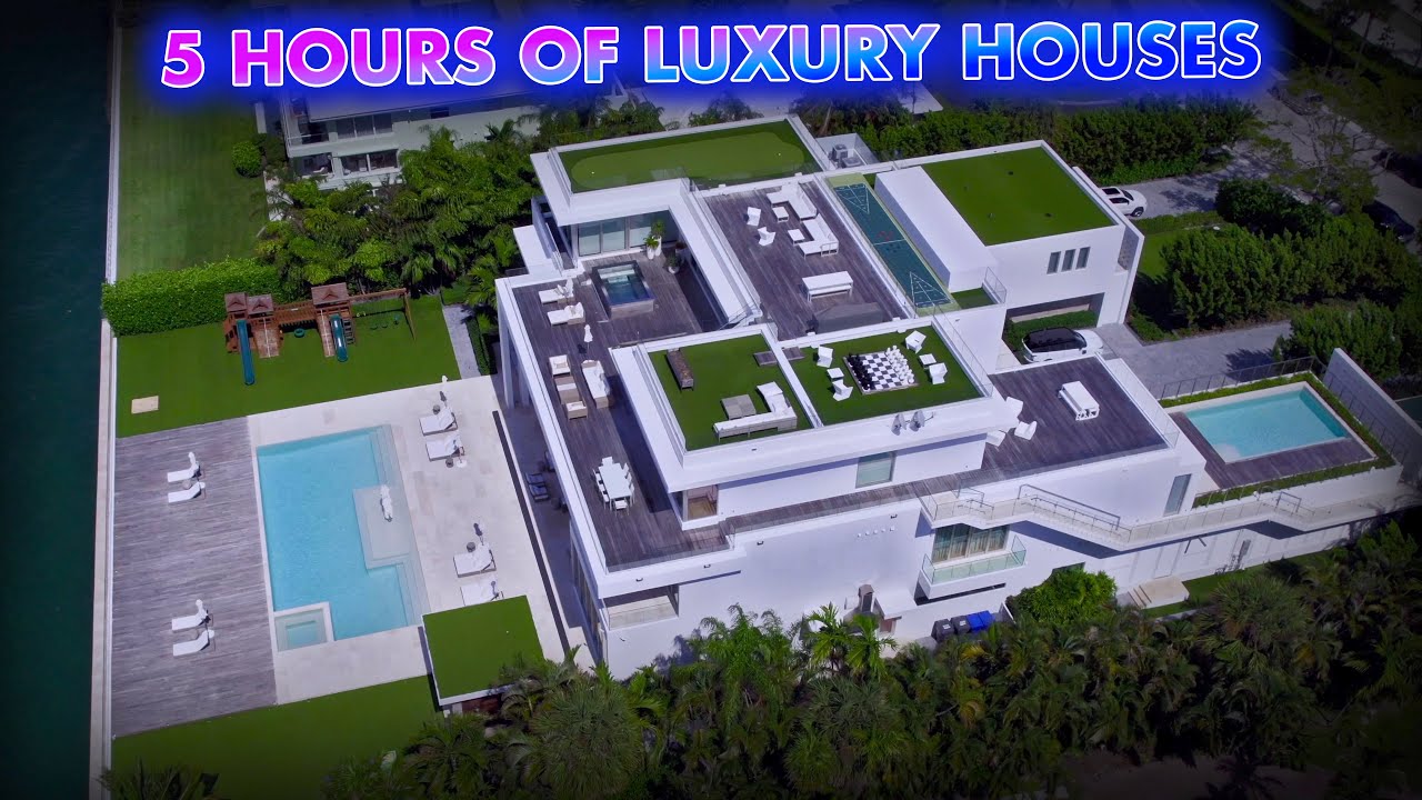 ⁣5 HOURS of LUXURY HOMES! Modern Mansion Tours