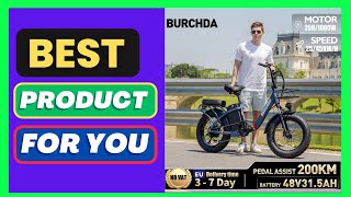 BURCHDA U8 1000W45KM/H 20 Inch Electric Bicycle 48V31.5AH Lithium
