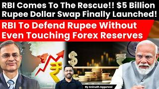 RBI Comes To Rescue! $5 Billion Rupee Dollar Swap! RBI Defends Rupee Without Touching Forex Reserves