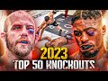 Top 50 most brutal knockouts of 2023  mma knockouts