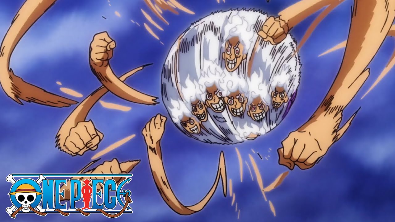Luffy Gear 5 triple punch - One Piece