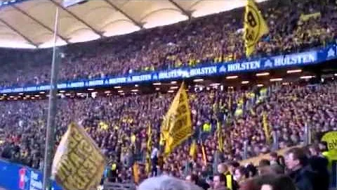 SKANDAL: Nazi ruft "Sieg Heil" während Schweigeminute HSV gegen BVB