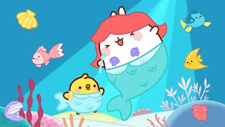 Molang and Piu Piu inside The MERMAID'S WORLD 🧜 | Funny Compilation For Kids