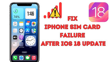 How To Fix iPhone Sim Card Failure Issue After Update iOS 18