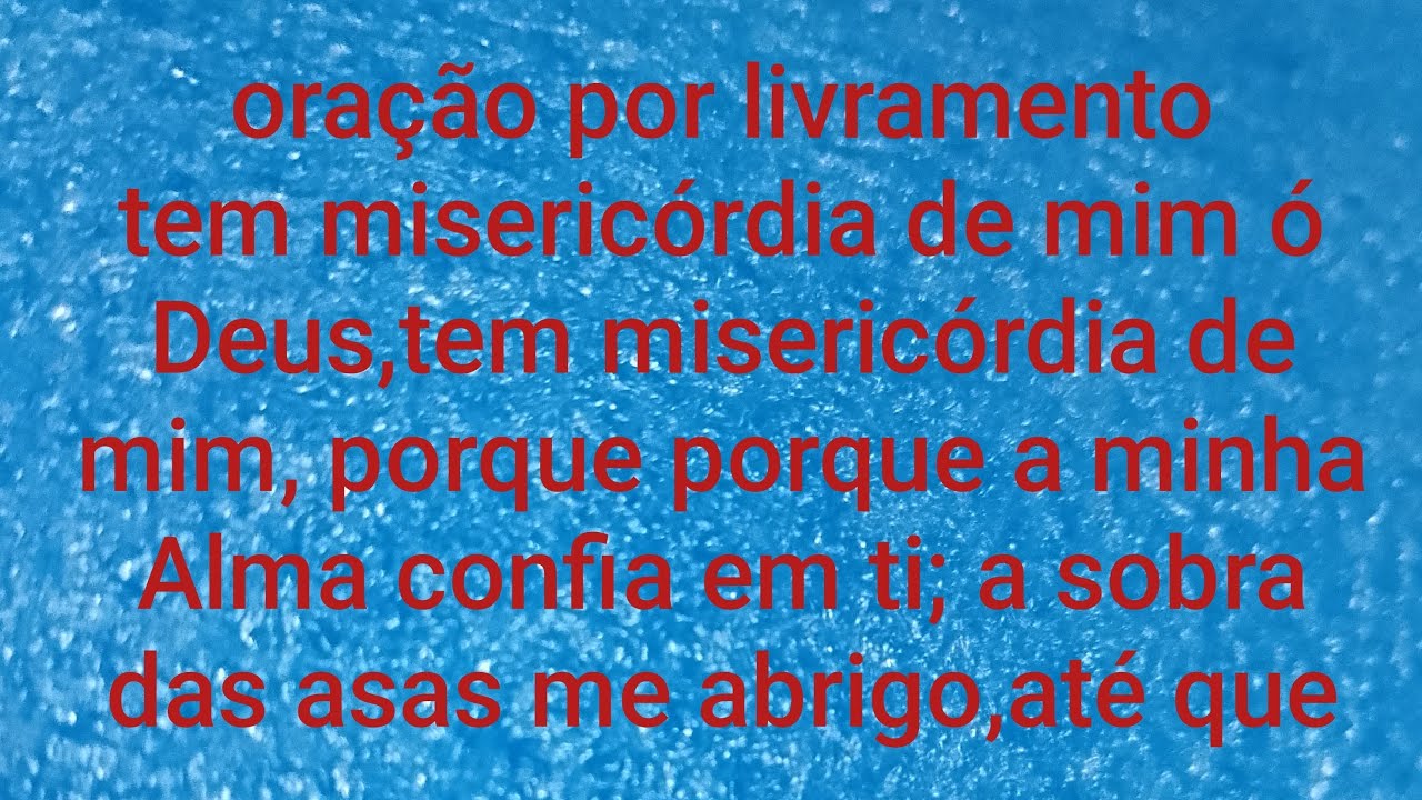 oração  por livramento