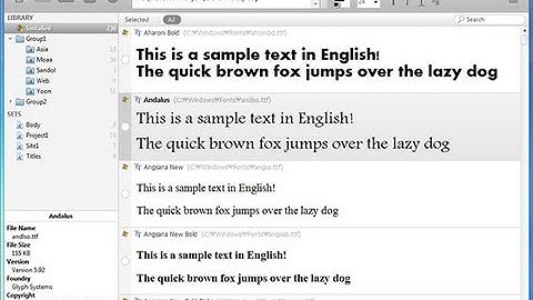 Nexus Font Manager Review & Demo - Organize Your Fonts