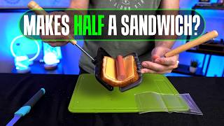 This Gadget Makes HALF a Sandwich!