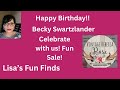 Birt.ay celebration for becky swartzlander
