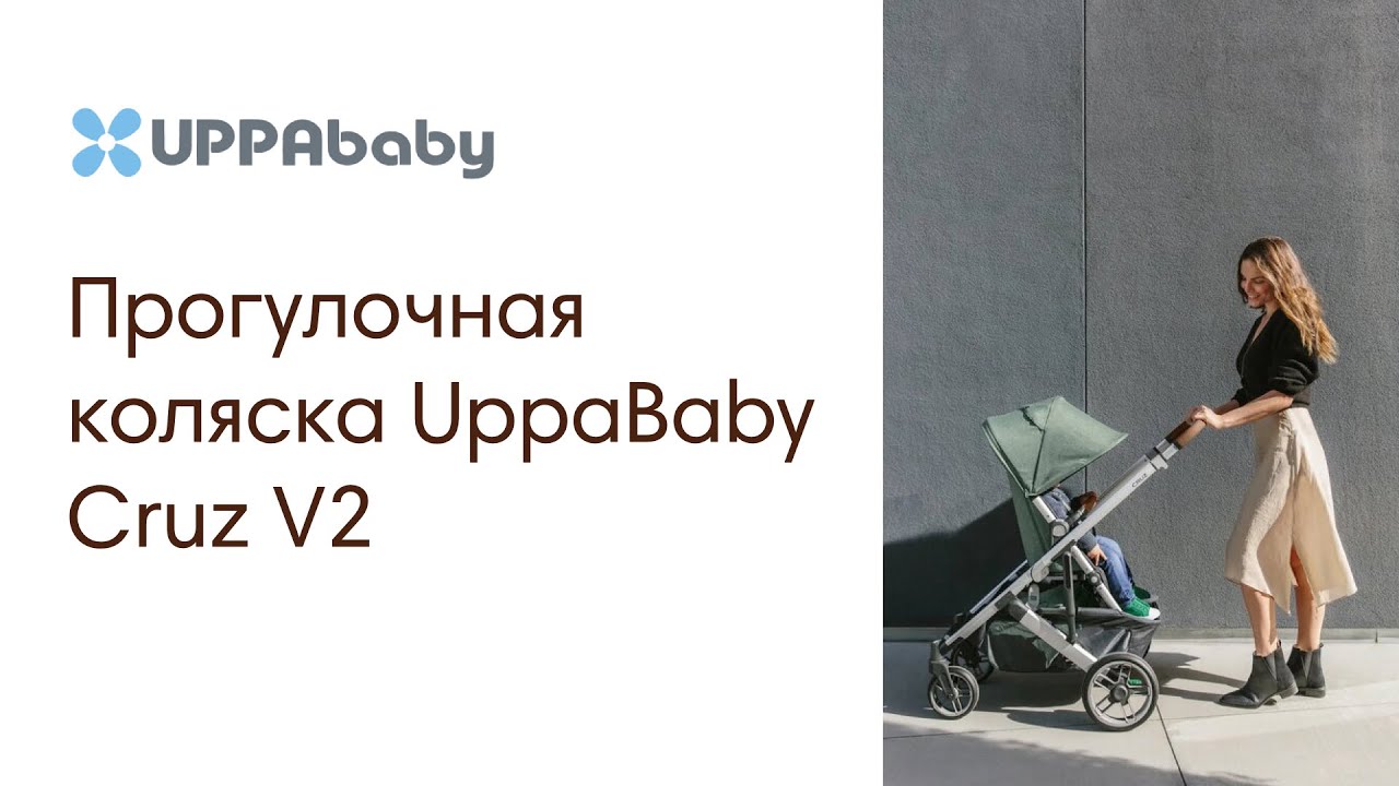 Обзор новой прогулочной коляски UPPAbaby Cruz V2 - YouTube