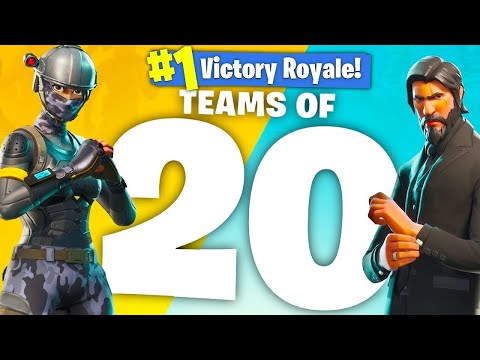 VICTORIA MAGISTRAL EN 20 vs 20 FORTNITE !! / Patriarcas Gaming
