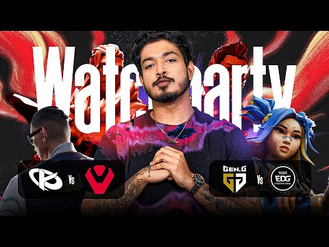 🔴VCT Masters Madrid Watchparty SEN vs KC | EDG vs GEN.G — Swiss Stage Day 3 #MastersCostream #vct