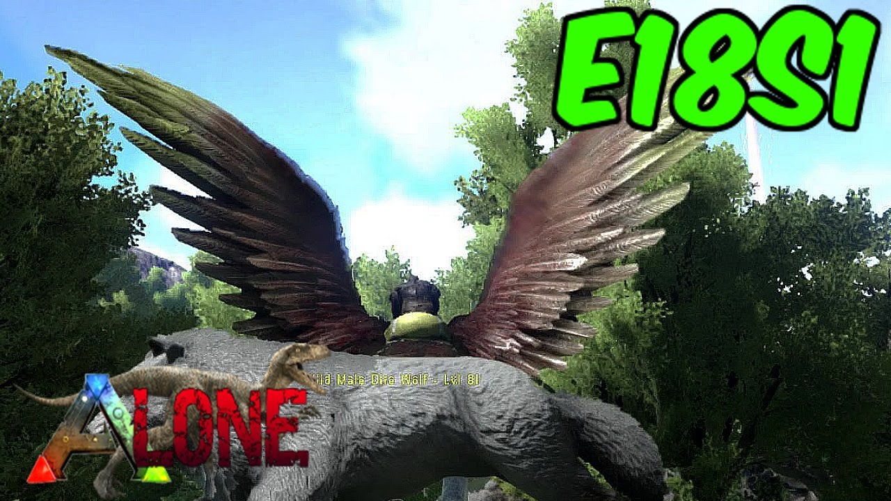 Ark Survival Evolved Solo XB1 DIRE WOLF TAME & INDUSTRIAL GRILL  E18S1