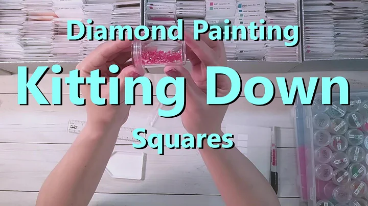 Diamond Painting Kitting Down - Squares