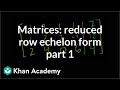 Matrix Operations and Systems of Equations