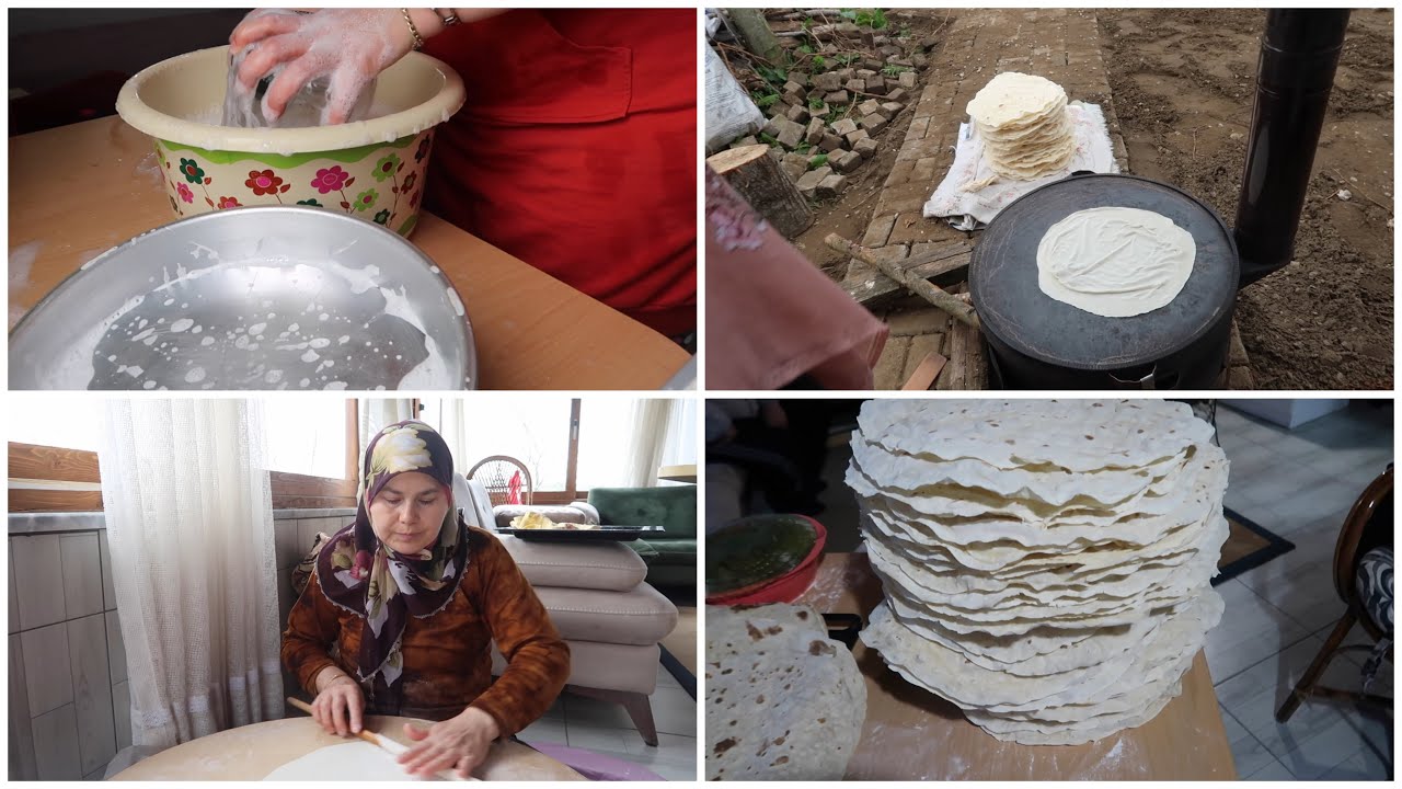 RAMAZANA HAZIRLIK YUFKA YAPTIK | ANNE KIZ DERTLEŞTİK | BENİM DERDİM NE? | KÖY VLOG 3