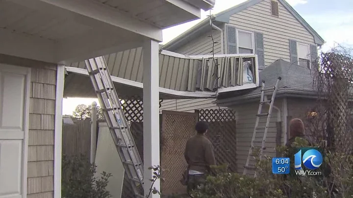 Deanna LeBlanc on storm damage in Va. Beach