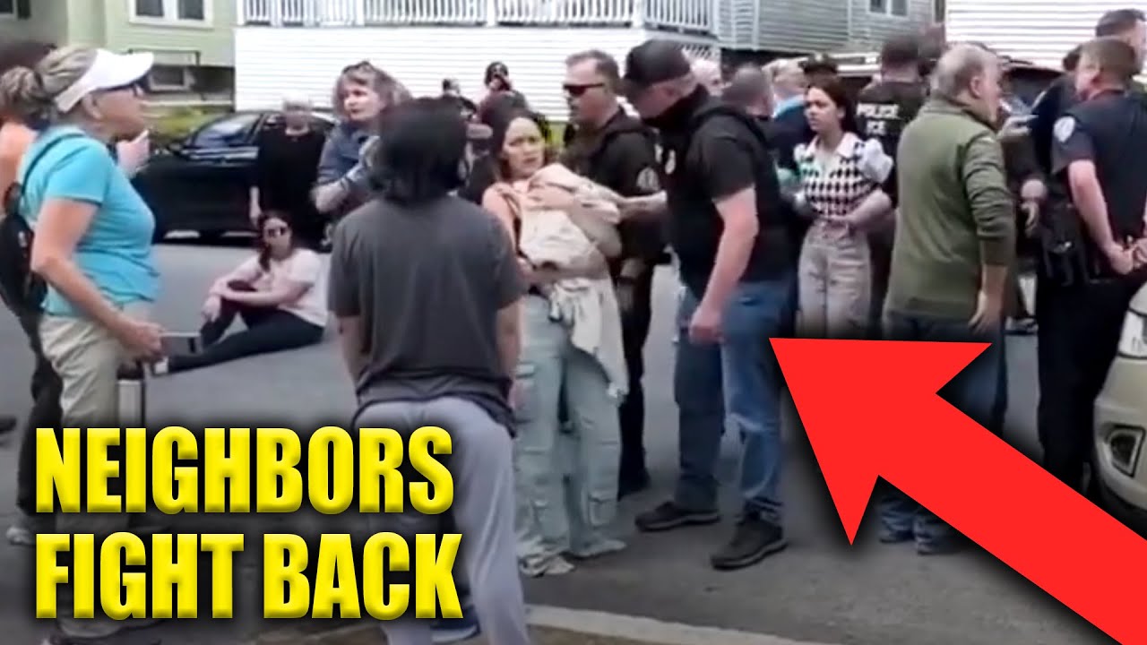 ICE Arrests Woman Holding Baby, Neighbors Revolt (Video)