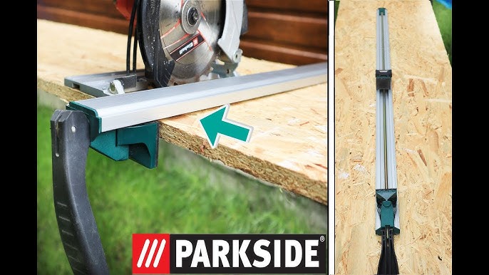 Parkside Clamp & Sawing Guide Rail PSS 1 C2 Review Testing - YouTube