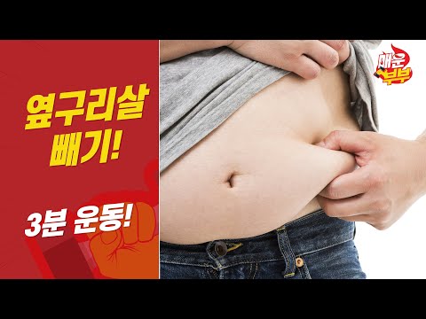[옆구리살 빼기]사이드 크런치_3분운동_매운부부