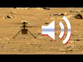Ingenuity helicopter vídeo y audio real del 4º vuelo en Marte