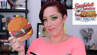 Bomb Burger Palette | Bombshell Cosmetica | Tutorial & Swatches