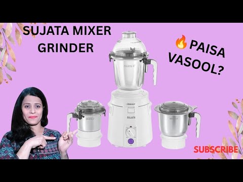 Sujata Dynamix 900 Watts Mixer Grinder Unboxing 🔥 Worth Buying? 