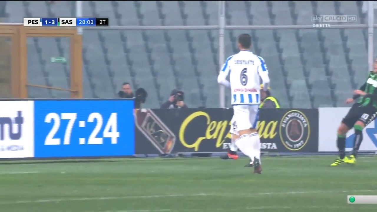 goalhd PESCARA SASSUOLO 1 3 GOL MATRI HD