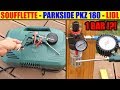 Lidl compresseur parkside pkz 180 - test soufflette  compressor kompressor compressore