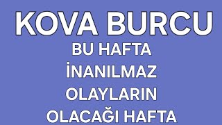 16 - 22 Mart Haf. 2026 Kova Burcu Tarot Fali Şk Bu Hafta İnanilmaz Olaylarin Haftasi