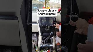 scorpio classic android system #shorts #car #youtubeshorts #trending #viral