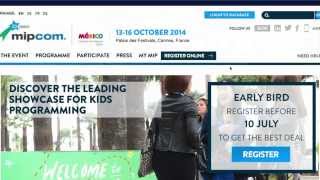 MIPCOM 2014 - How to register online - Turkish version