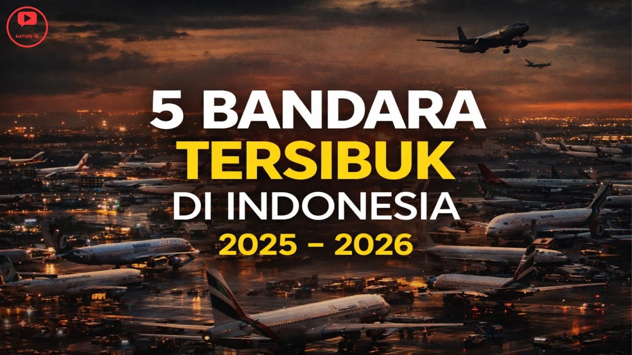 5 Bandara Tersibuk di Indonesia 2025–2026, Nomor 1 Nyaris Tak Pernah Sepi!