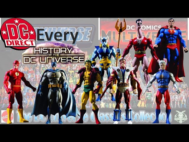 Every DC Direct History of the DC Universe Comparison List - YouTube