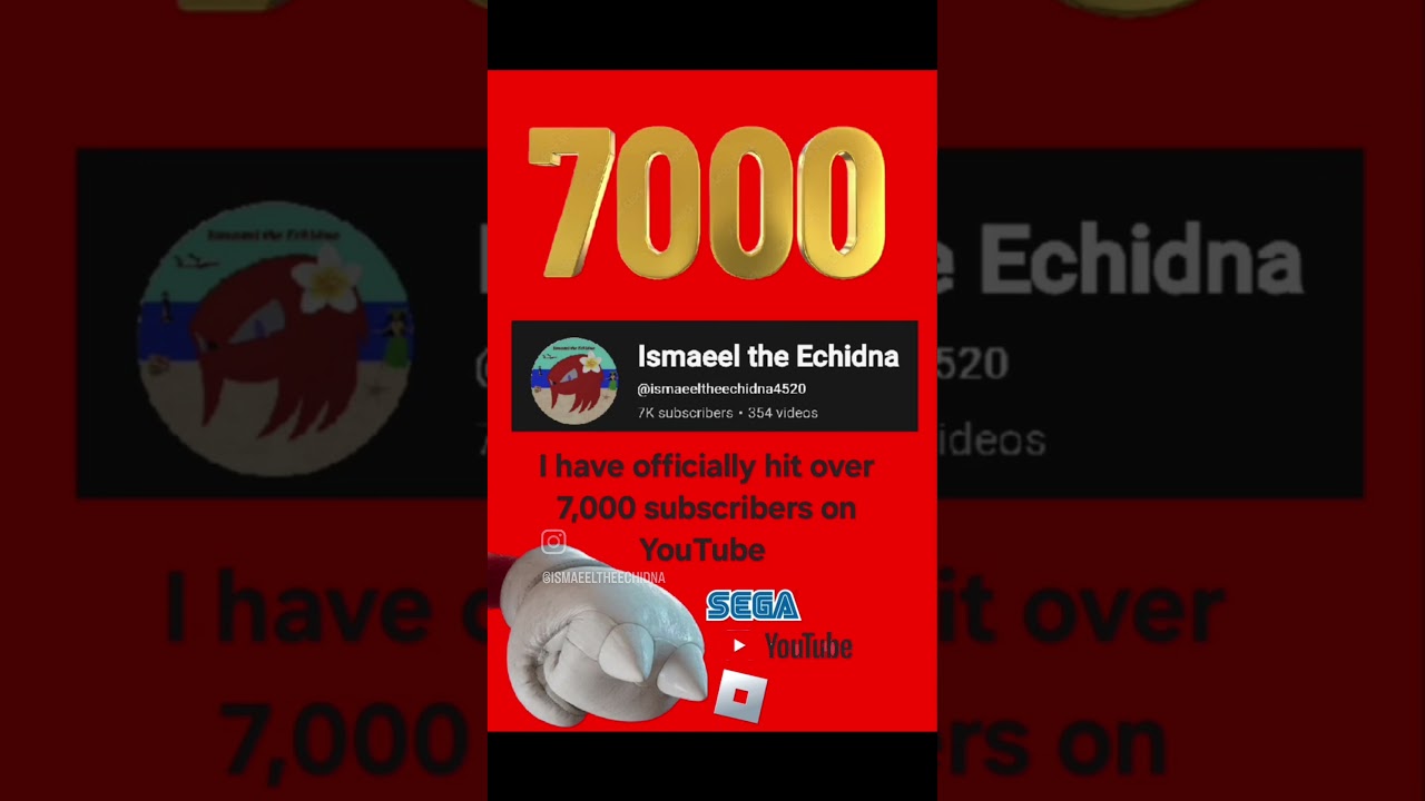 7,000 subscribers short video.