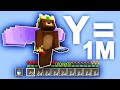 Flying to y1 million in survival minecraft